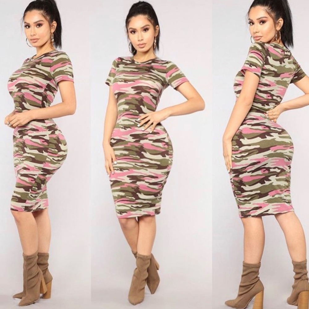 camouflage dress